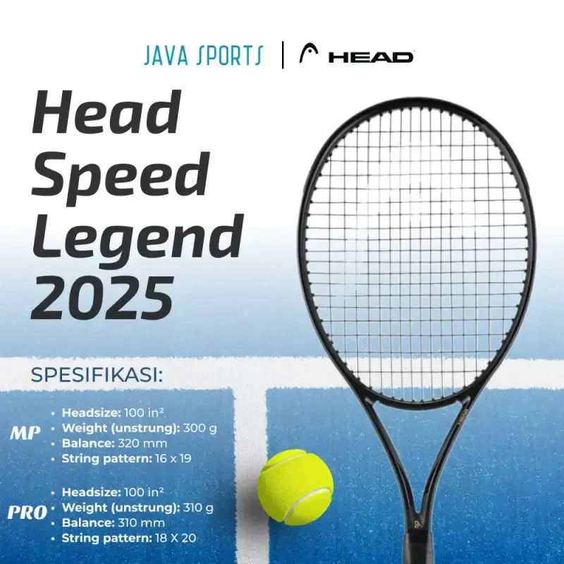 Head Speed Novak Racket Jual Raket Tenis Head Speed Legend 2025 Novak Djokovic Pro | Mp ...