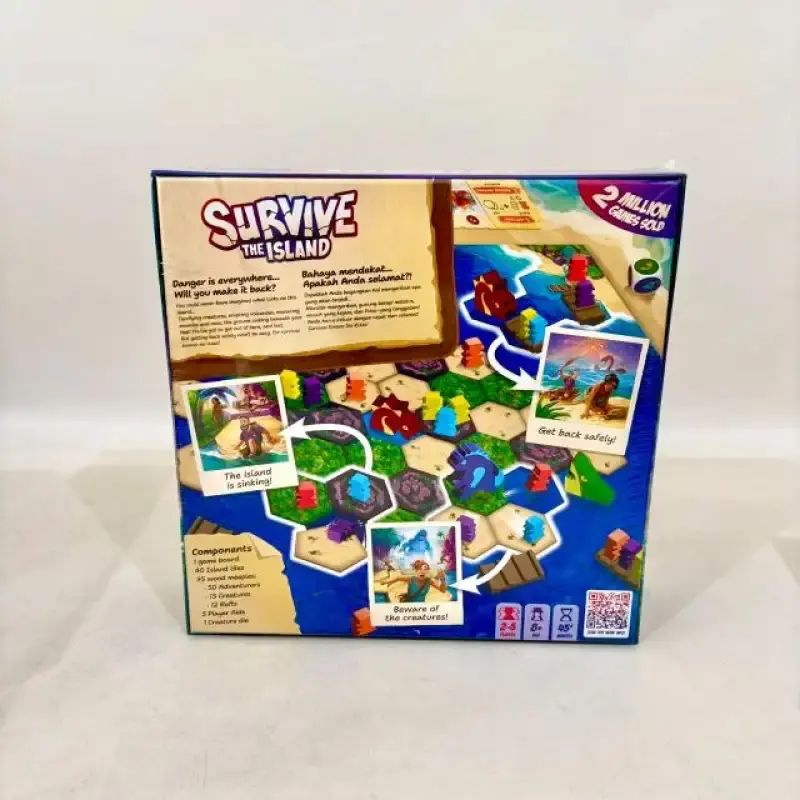 Jual Bad Box - Survive The Island (new Version) Board Game No Retur ...