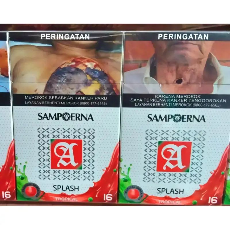 Jual Rokok Sampoerna Splash Tropical 16 [1 Slop Isi 10 Bungkus] Di ...