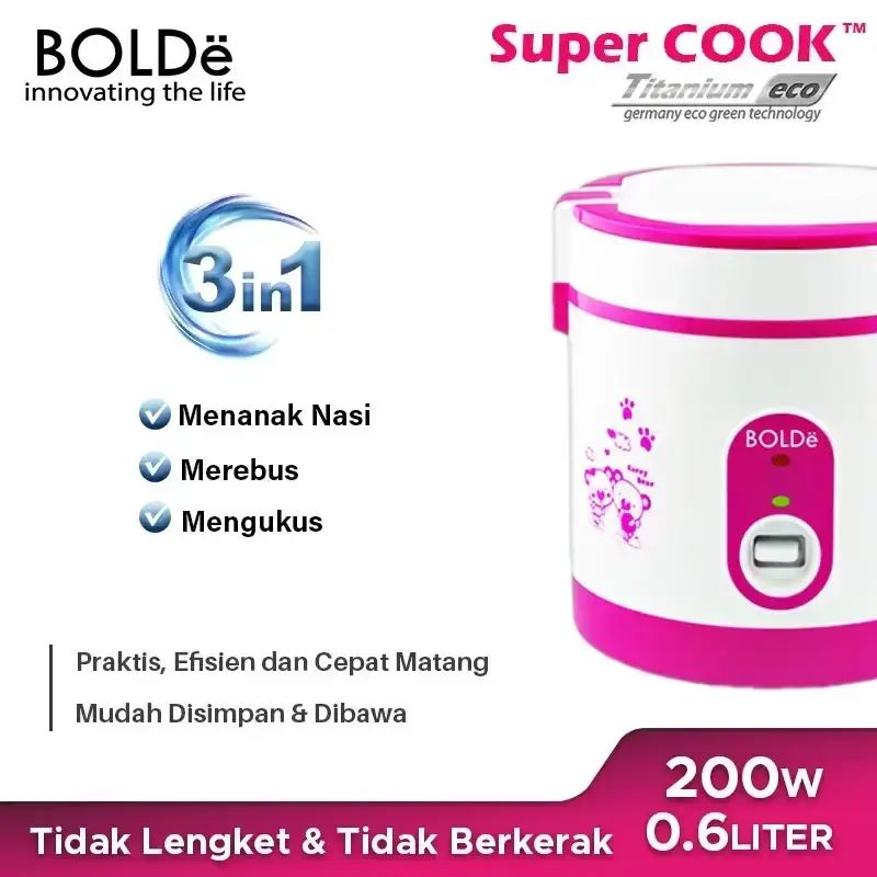 Super Rice Cooker Promo Bolde Rice Cooker / Penanak Nasi / Magic Com Rc-te06 Super Cook ...