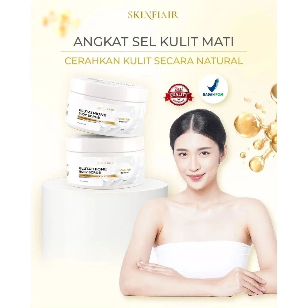 Jual Skinflair Glutathione Body Scrub Tone Up Booster Di Seller Beautiva Skincare - Suka Bangun, Kota Palembang