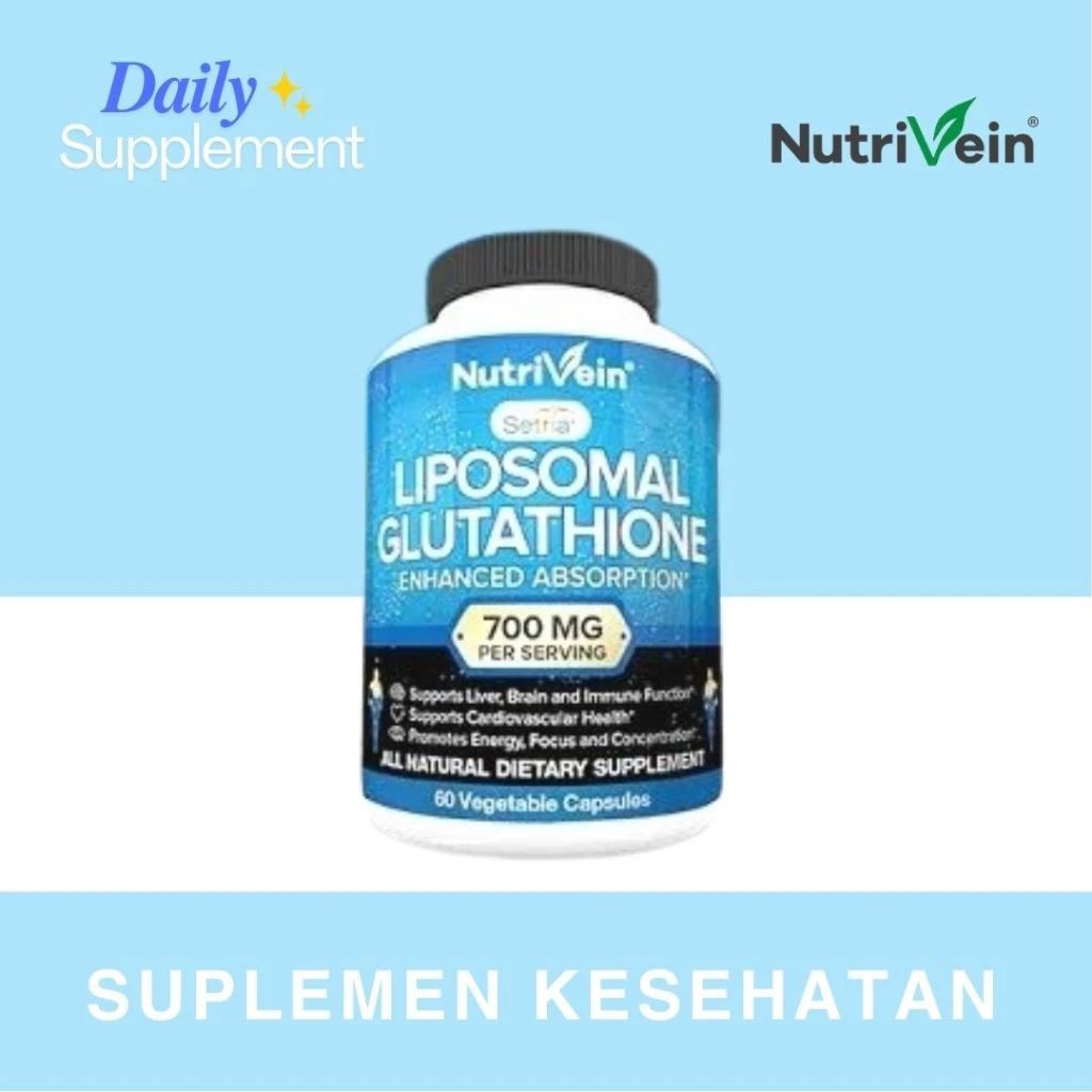 Promo Original Nutrivein Liposomal Glutathione 700mg - 60 Vegetables Capsules Diskon 2% Di Seller Herbal Care - Tanah Kali Kedinding, Kota Surabaya