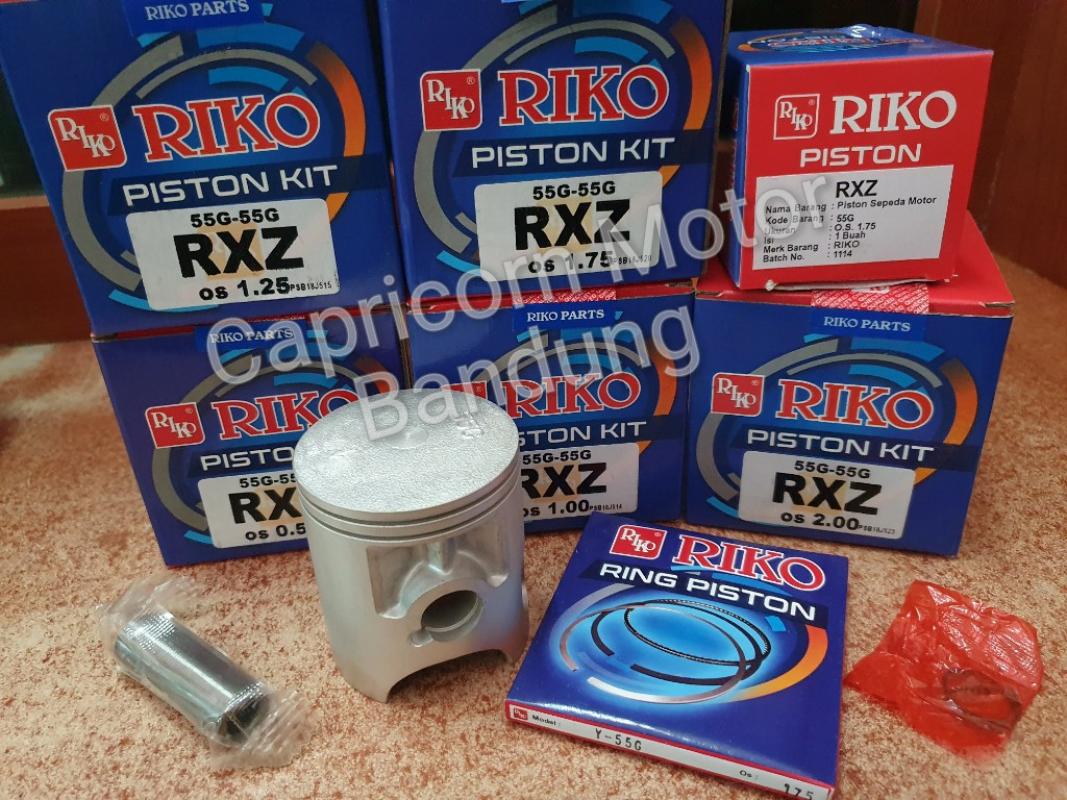 Jual Piston Kit Rxz Rx-z Riko Oversize Std 25 50 75 100 125 150 175 200 ...