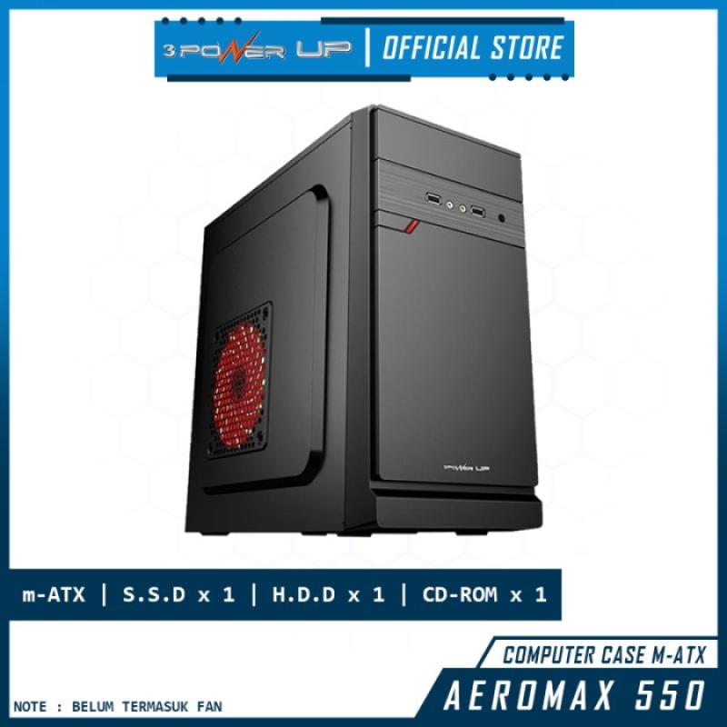 Jual Computer Case 3 Power Up Micro-atx Aeromax With Psu 500w Di Seller ...