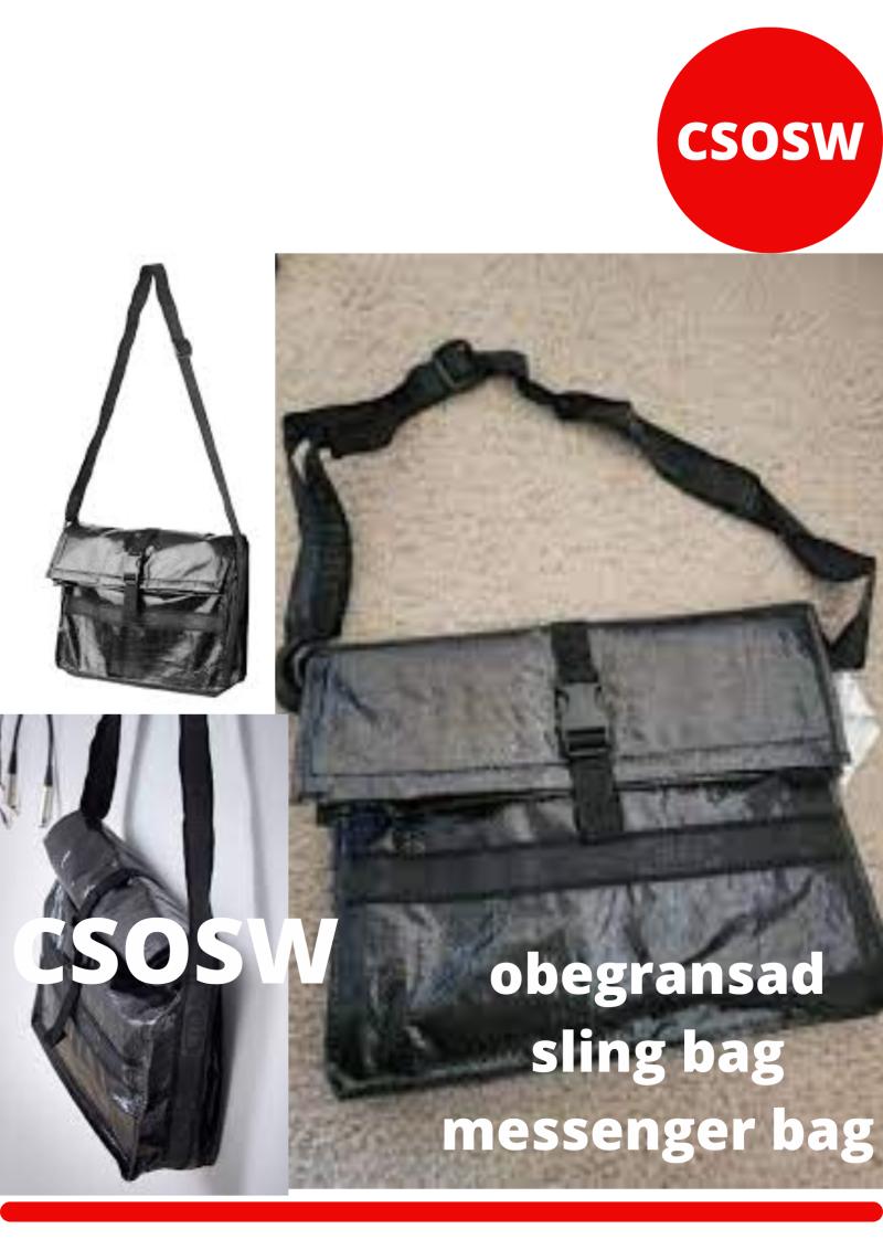 Jual [limited Edition] Black Shoulder Sling Bag Messenger Bag