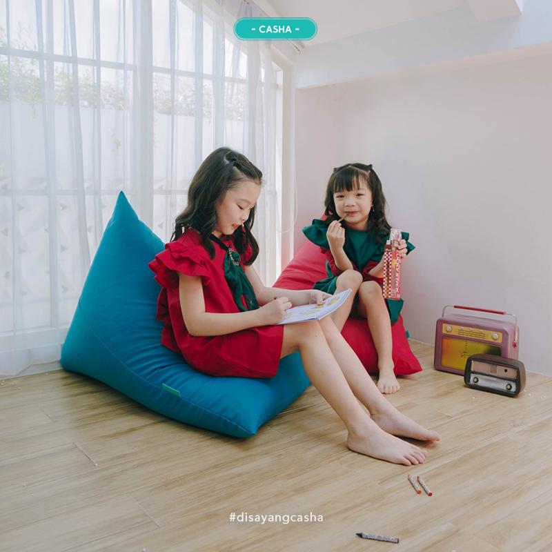 CASHA Bean Bag Triangle Waterproof Size Small (Bean Bag Anak)