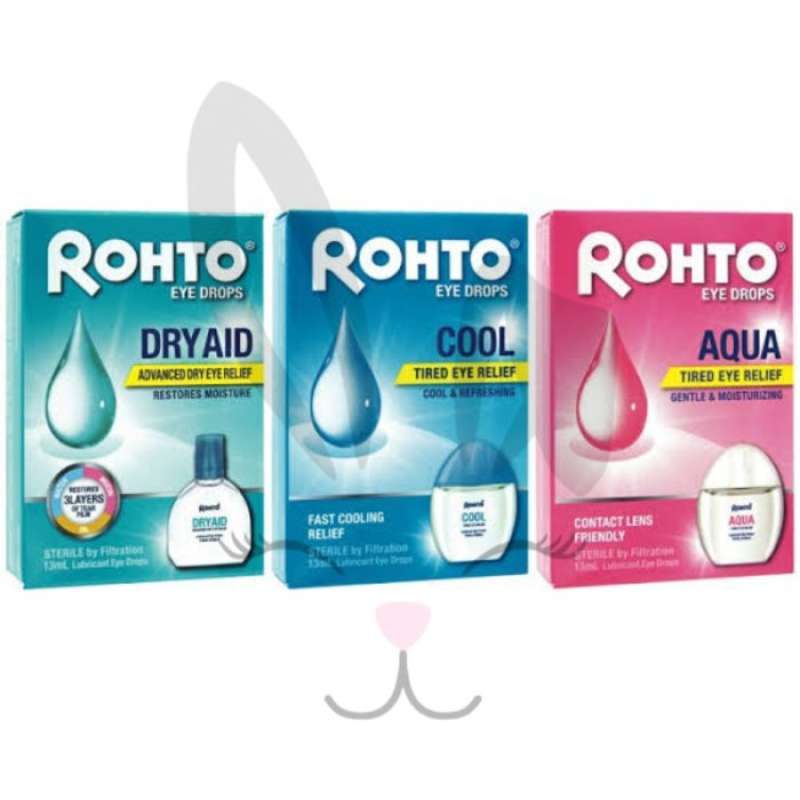 Promo Rohto Eye Drops Tetes Mata 13 ml COOL/AQUA/DRY AID - AQUA Diskon ...