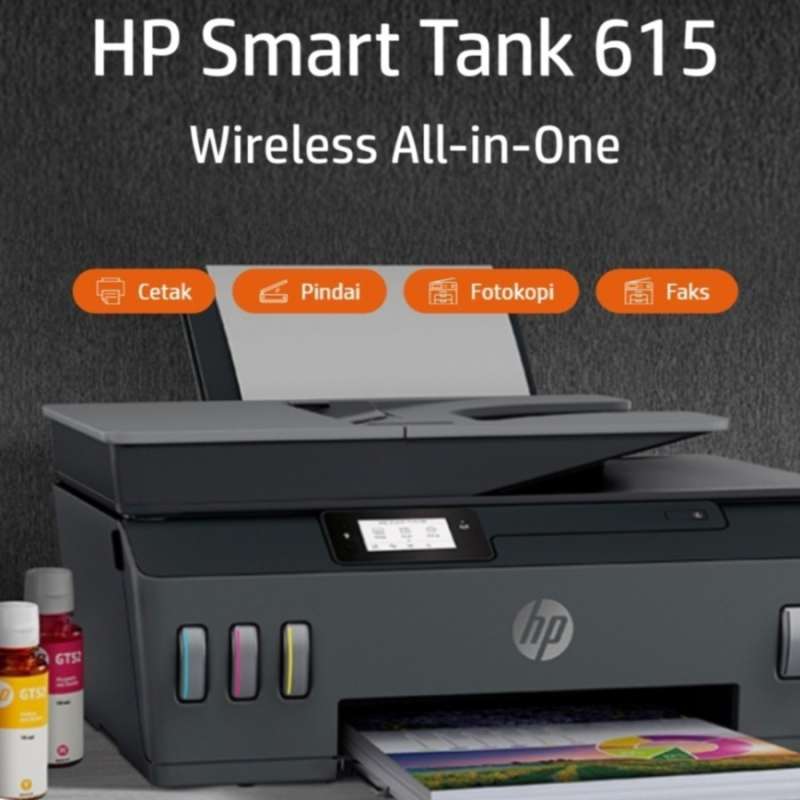 Jual Printer HP Smart tank 615 Print Scan Copy Fax Wireless di Seller