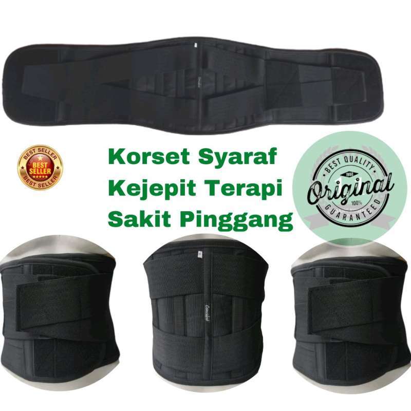 Promo Korset Lumbar Korset Syaraf Kejepit Sabuk Terapi Sakit Pinggang