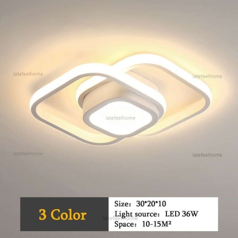 Promo OD 3 Warna Lampu Plafon LED Lampu Hias Rumah Ruang Tamu Kamar