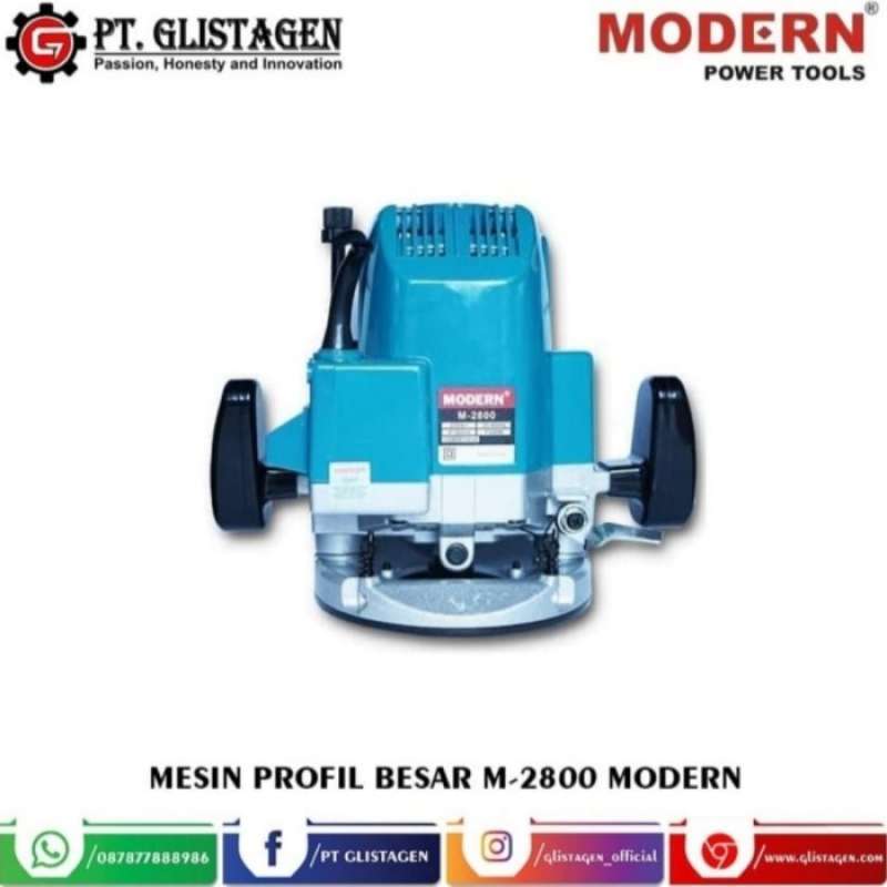 Promo Mesin Router / Mesin Profil Kayu Trimmer Router M-2800 Modern ...