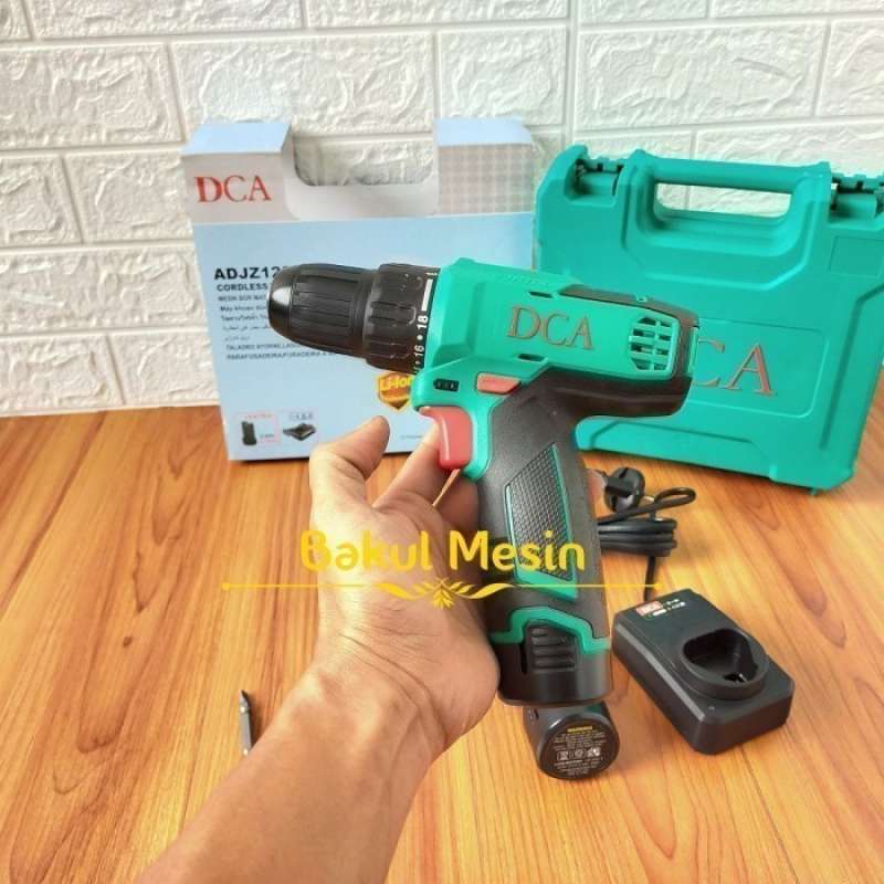 Promo Cordless Drill Driver Mesin Bor Baterai 10.8V Dca Adjz1202E