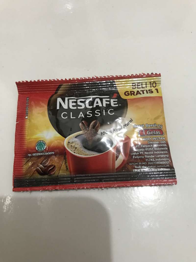 Jual Nescafe Classic 2g kopi bubuk sachet di Seller thea shop Sako2
