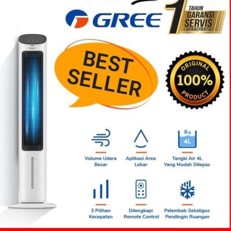 Promo GREE Tower Fan Air Cooler GTAACOOL4 GREE AIR COOLER Diskon 4 di