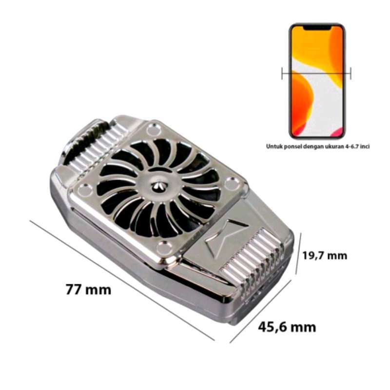 Jual Mobil Smartphone Kipas Blower Blow Radiator Fan Cooling Cooler Fan ...