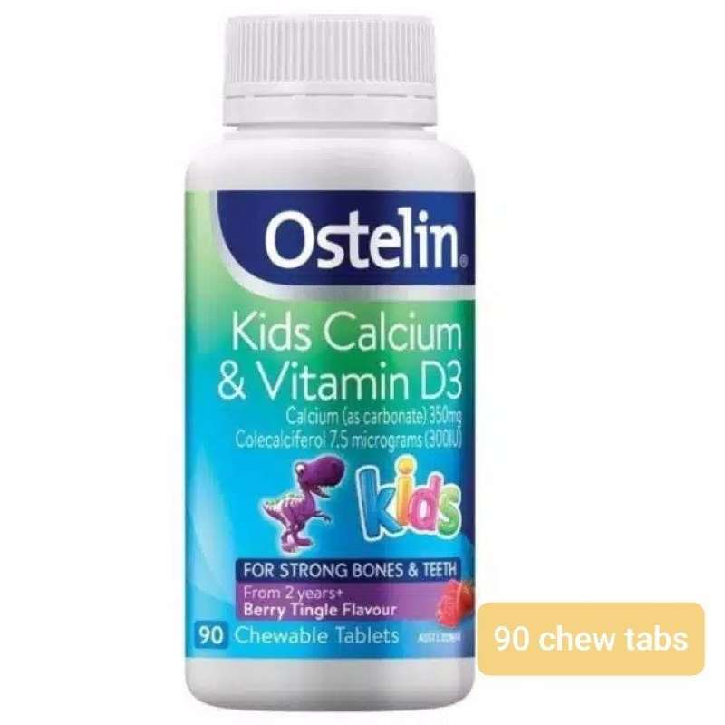 Promo Ostelin kids Calcium dan Vitamin d3 90 chew Diskon 33 di Seller Medika Lestari Tugu