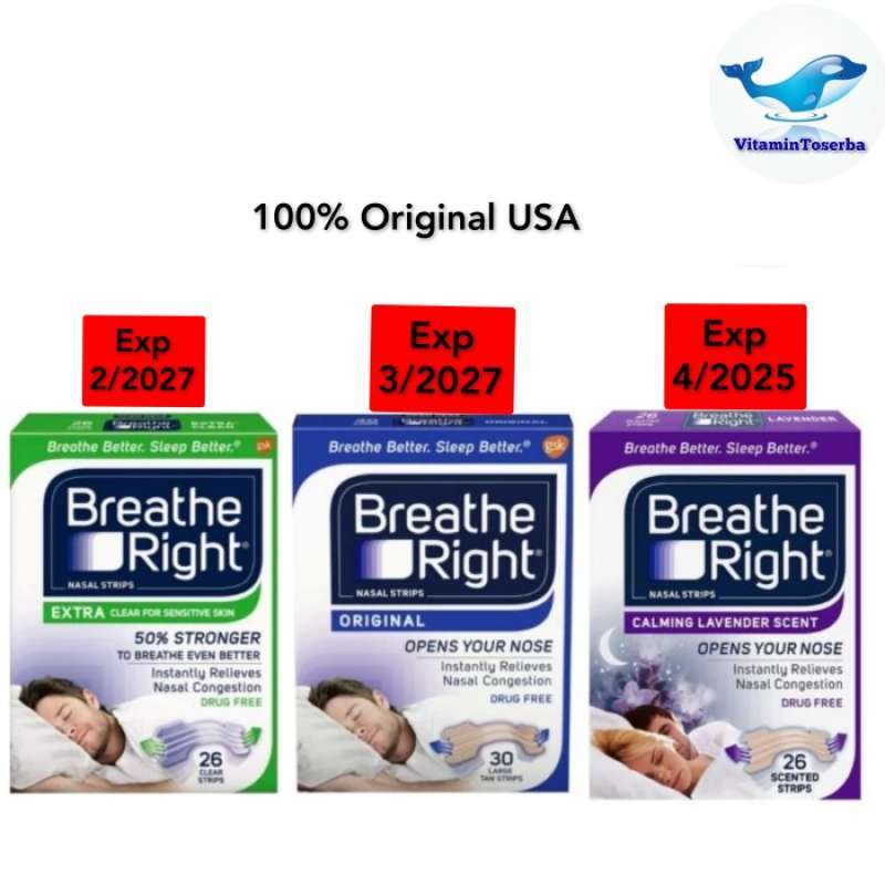 Promo Breathe Right Nasal Strips Extra Strength 26 / 30 Tan Strips