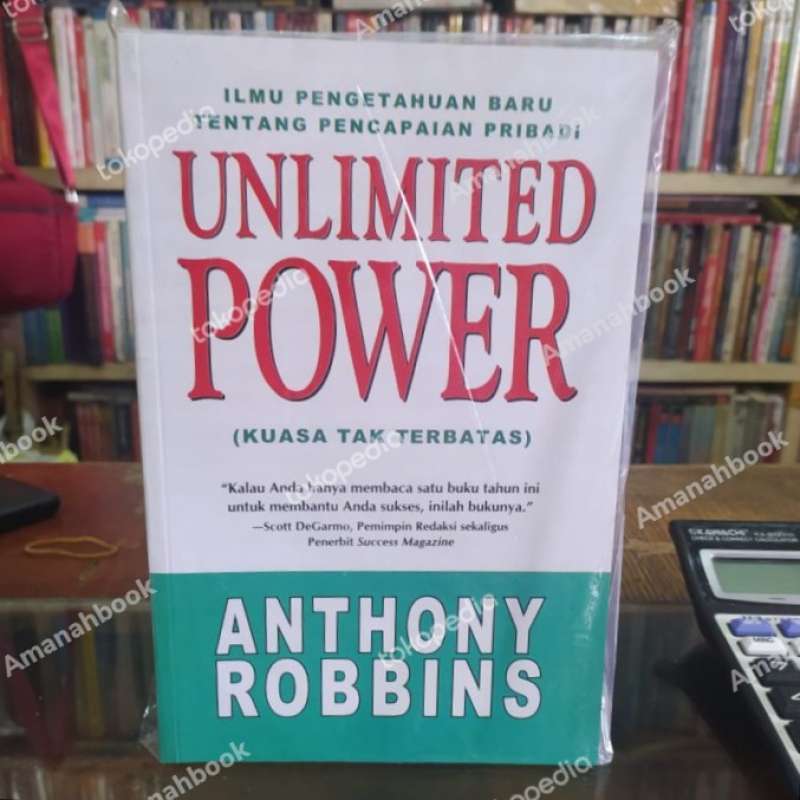 Jual Buku Unlimited Power Kuasa Tak Terbatas Anthony robbins Ori di