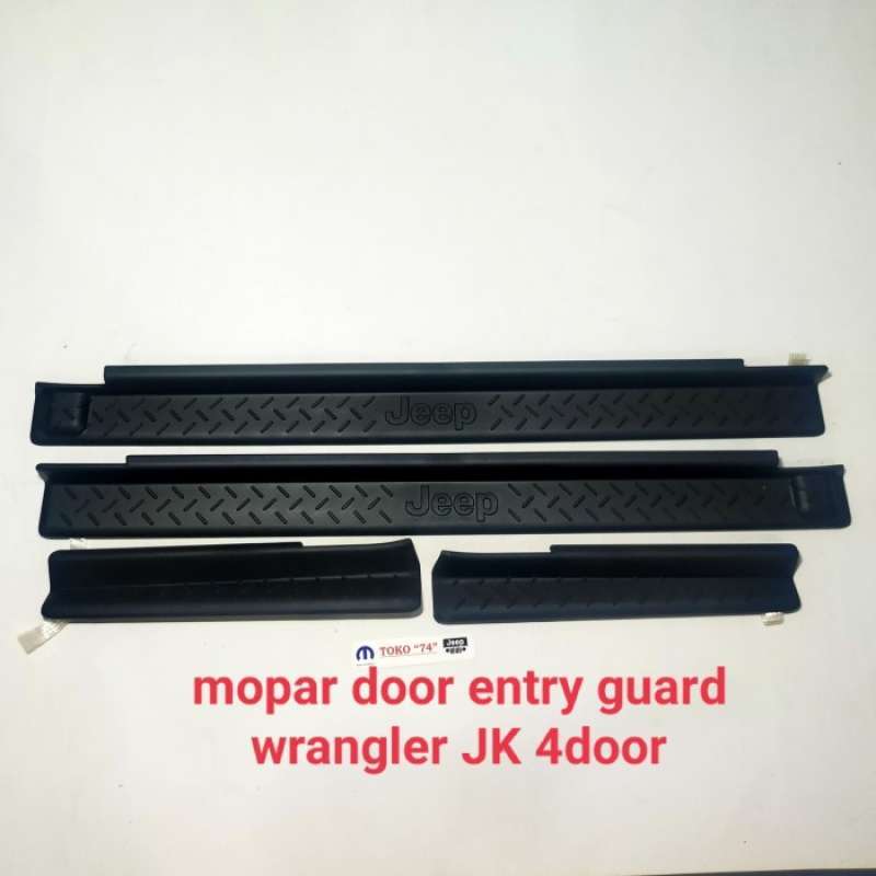 Promo Mopar Door Sill Guard 4Door Jeep Wrangler JK Rubicon Diskon 23