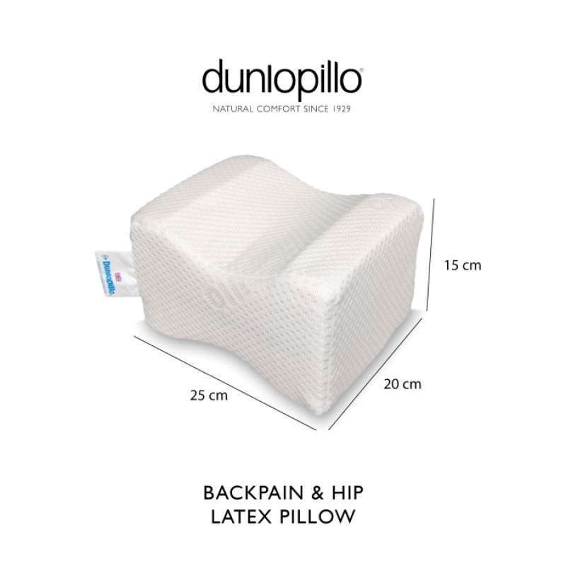 Promo Dunlopillo Backpain And Hip / Knee Natural Latex Pillow Diskon 29