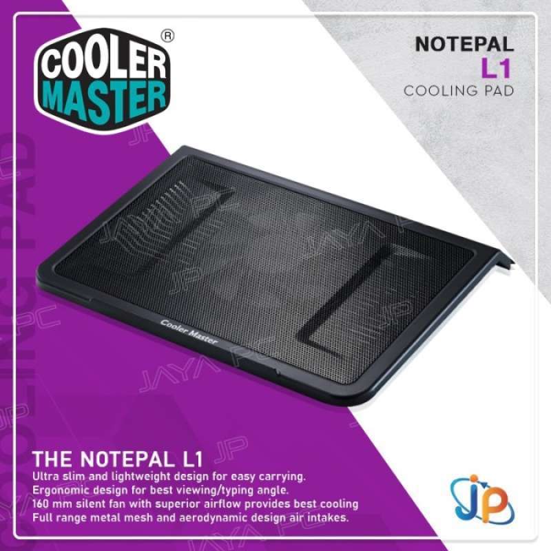 Promo Cooler Master Notepal L1 Cooler Pad/ Cooling Pad Fan Laptop 14