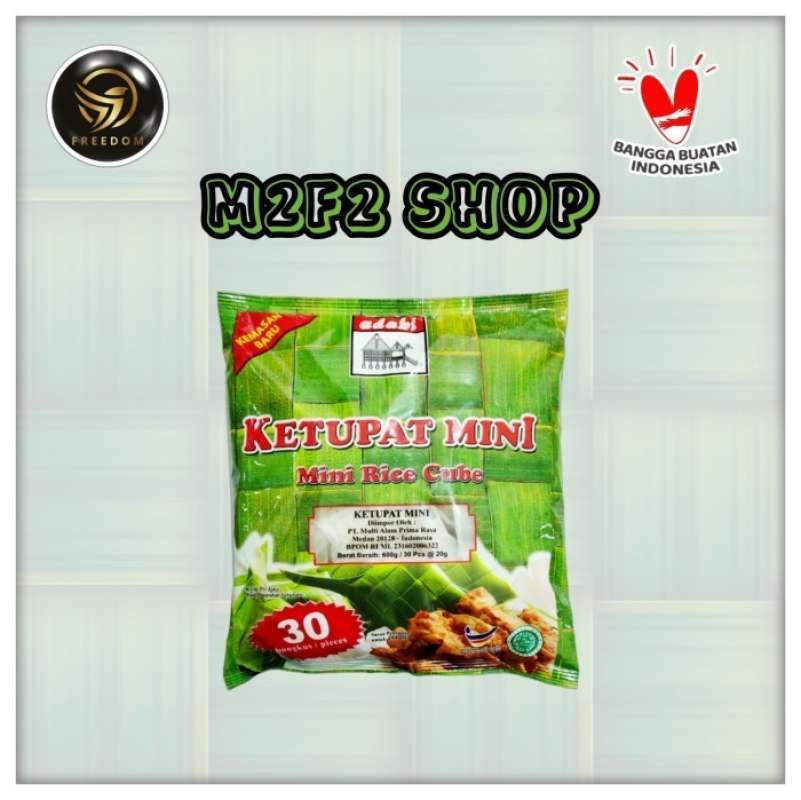 Jual Adabi Ketupat Mini | Rice Cube Isi 30 Pcs - 600 Gr (kemasan Karton ...