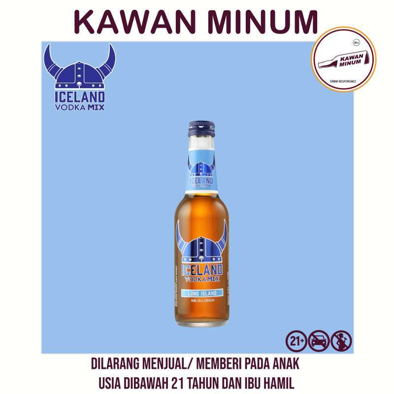 Jual Iceland Vodka Mix Long Island 275mL di Seller Kawan Minum Kebon