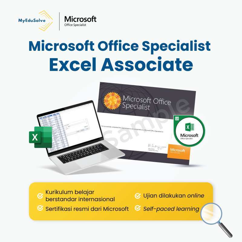 Jual Microsoft Excel Associate di Seller MyEduSolve Tanjung Duren