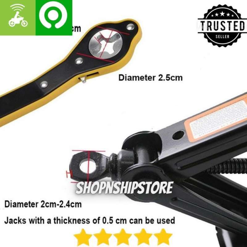 Promo Gagang Ratchet Dongkrak Mobil Jembatan Manual Jack Ratchet Wrench