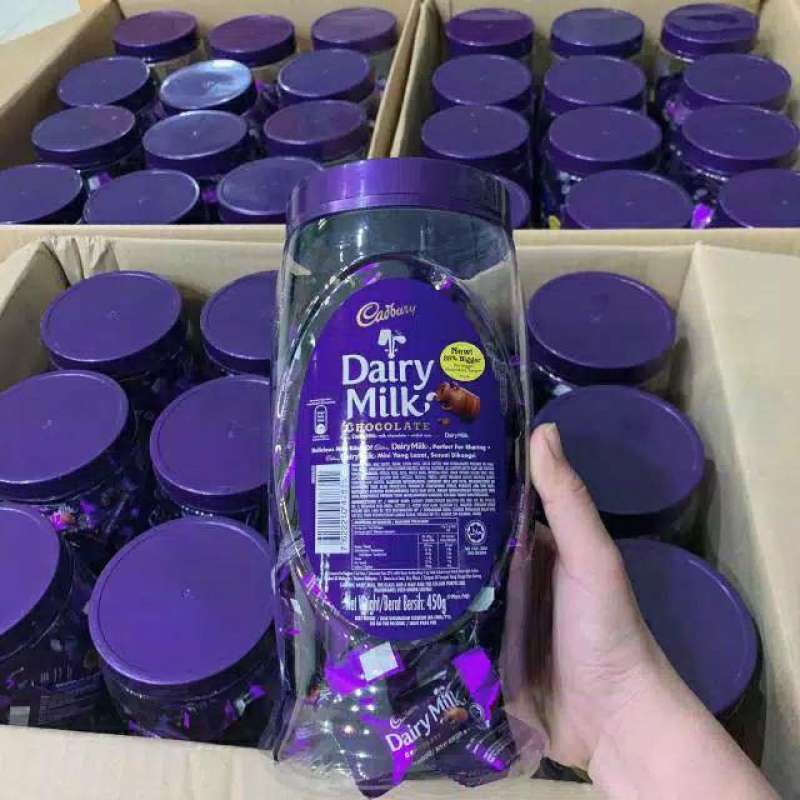 Promo Coklat Cadbury Dairy Milk Toples Isi 100 Halal Malaysia Diskon 23
