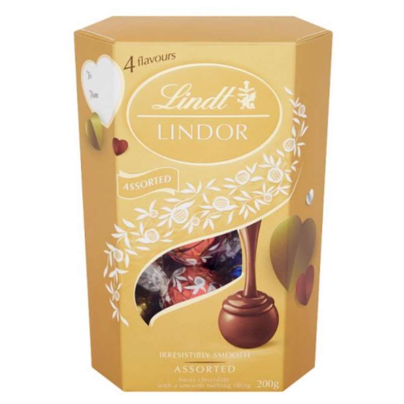 Promo Lindt Lindor Assorted Swiss Chocolates Smooth Melting Filling