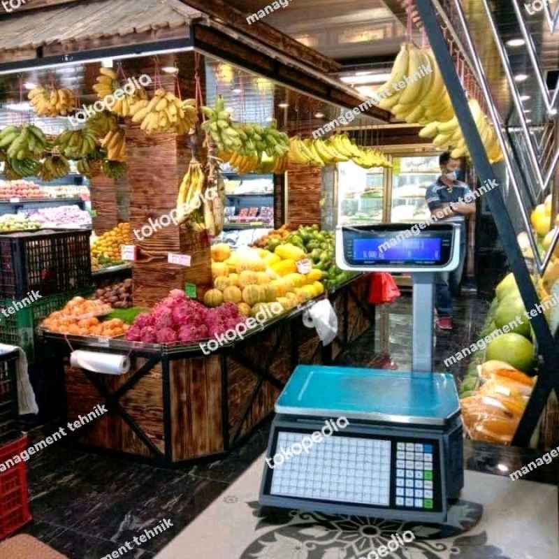 Promo Timbangan Digital 30Kg X10 Gr Retail/Supermarket/Label/Barcode/Qr