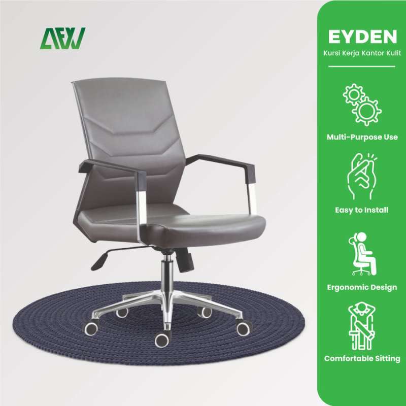 Jual EYDEN Kursi Kerja Kantor Kulit Kursi Direktur Ergonomic Working