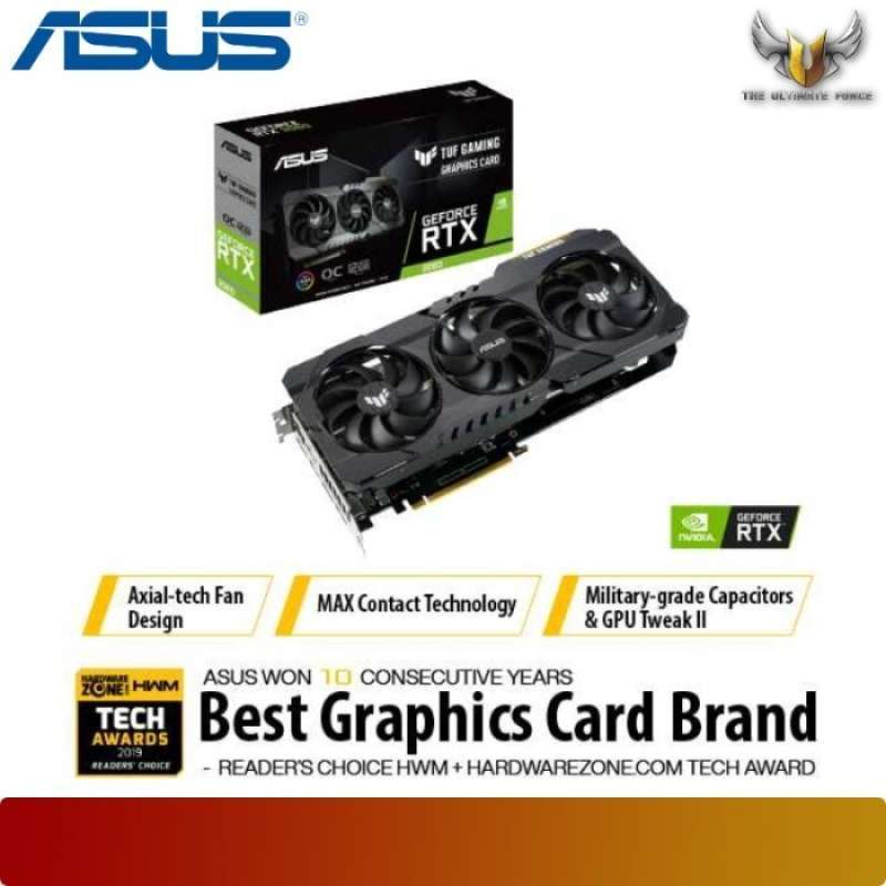Jual ASUS TUF Gaming GeForce RTX 3060 V2 OC Edition 12GB GDDR6 with LHR ...
