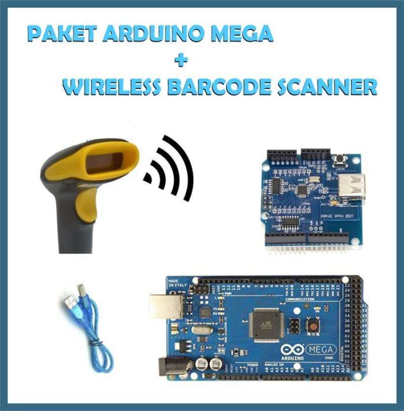 Jual Paket Arduino Barcode Scanner Wireless Modul Komponen di Seller ...