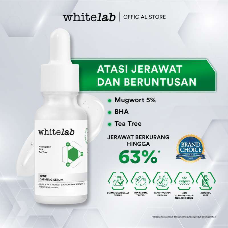 Review Whitelab Acne Calming Serum Solusi Jerawat Pada Kulit