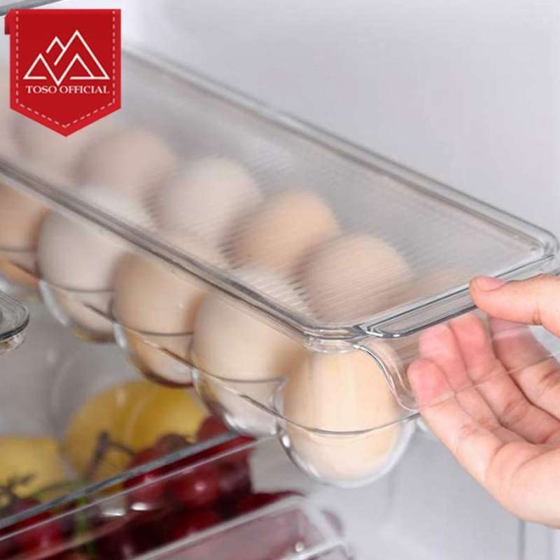 Promo Kotak Telur 14 Kontainer Egg Box Rak Telur Kotak Kulkas Storage ...
