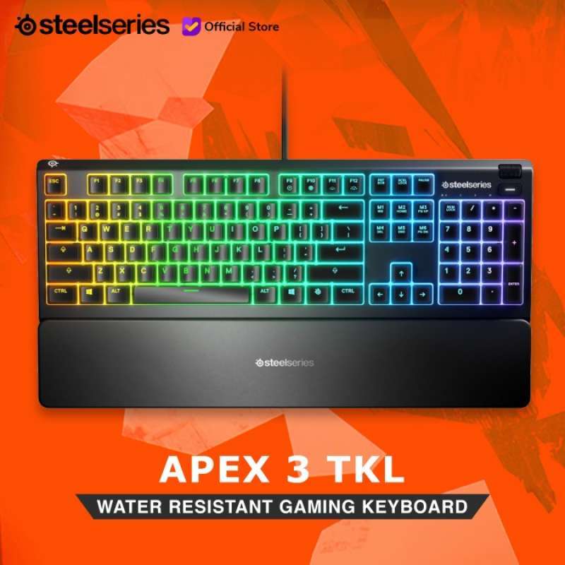 Promo Steelseries Apex 3 Tkl Gaming [20m Whisperquiet Switch, Keyboard