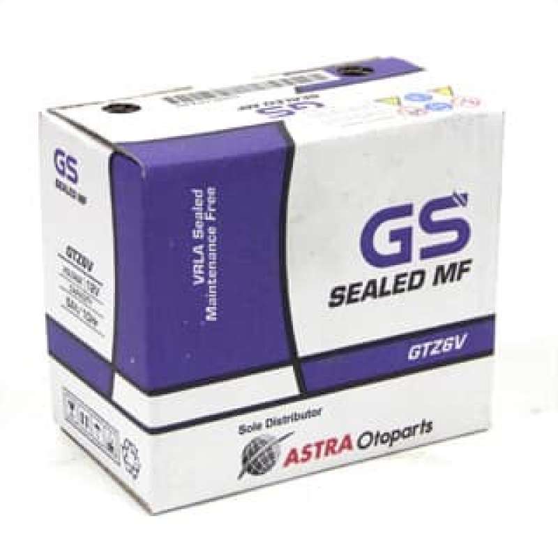 Promo Aki Gs Gtz6v Astra Mf Kering Motor Vario 125 Pcx Cbr Satria Fu