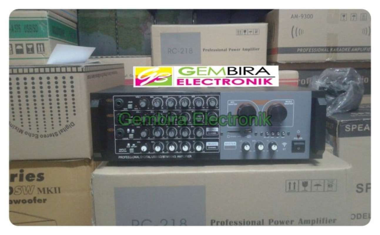 Promo Ampli Bluetooth Rc 218 Amplifier Karaoke Power Ampli Rc218 ...