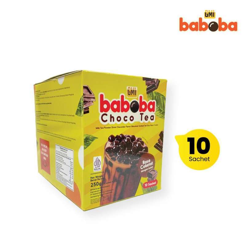 Jual Baboba Minuman Instant Choco Tea Boba 10 sachet di Seller