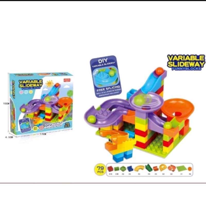 Jual Variable Slideway Funny Block Isi 79pcs Di Seller Yenzen ...