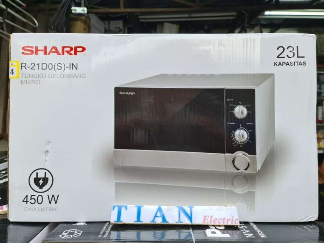 Promo Sharp R21D0(S)In Straight Microwave Oven 23 Liter Diskon 23 di