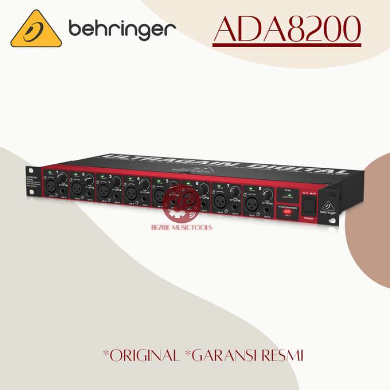 Promo Behringer Ada8200 Audiophile 8 In/8 Out Adat Audio Interface