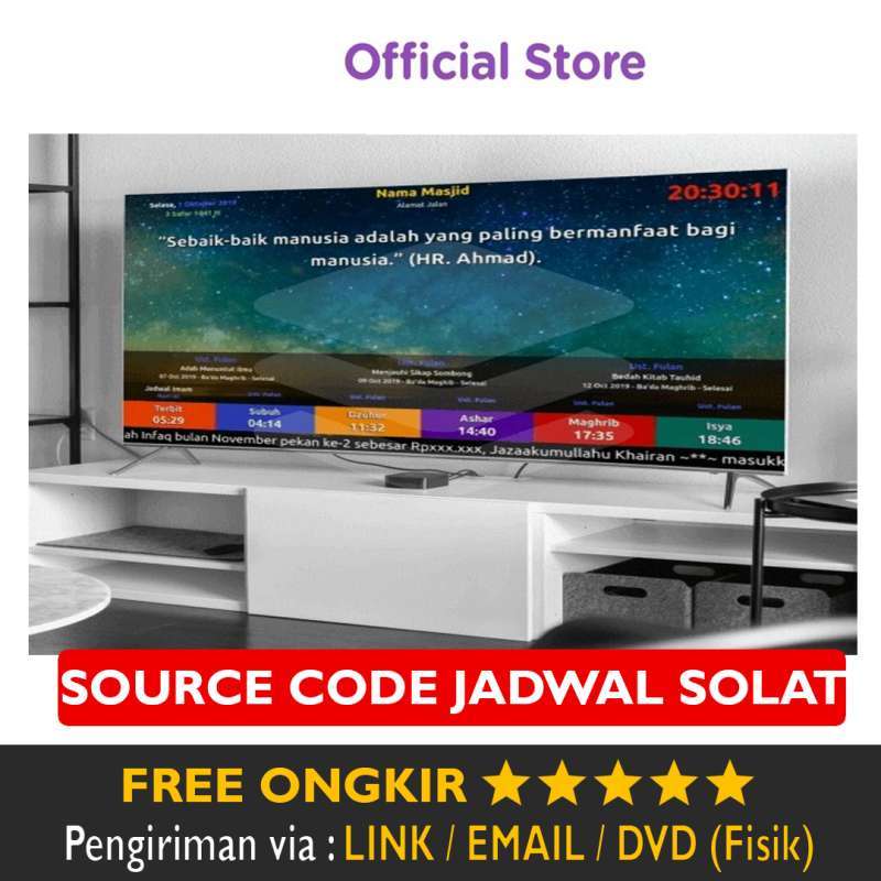 Jual Source Code Aplikasi Jadwal Waktu Shalat Solat Sholat Online ...
