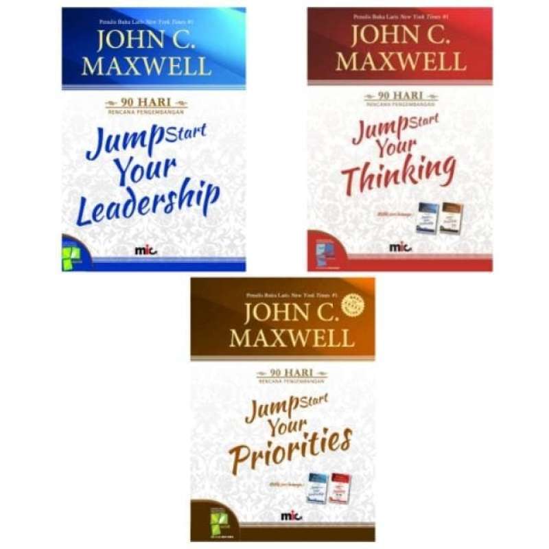 Promo Paket Buku Jumpstart Your Leadership Thinking Priorities John