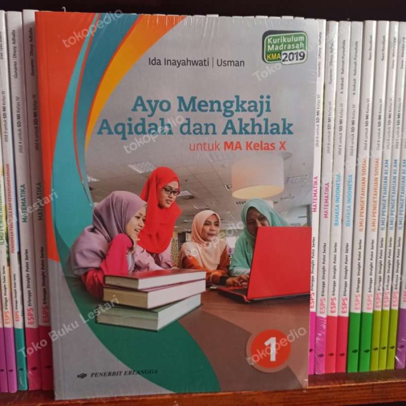 Promo Buku Ayo Mengkaji Aqidah Dan Akhlak Kelas 1 10 X Ma Erlangga Kma 