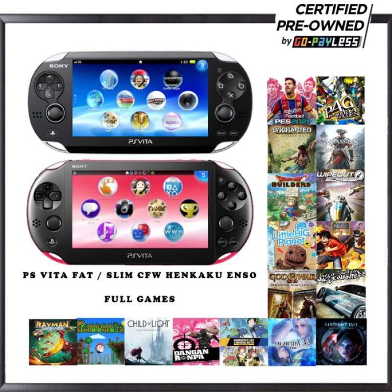 Promo PS Vita / PSVita CFW Henkaku Full Games 64GB Diskon 10 di Seller