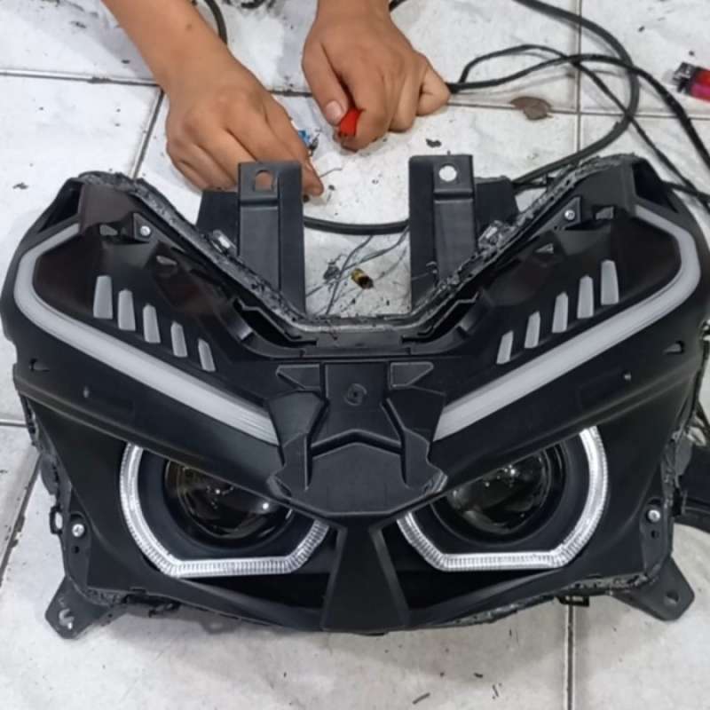 Promo Headlamp Vario 125/150 New, 1 Paket Fullset Projie Biled 2,5