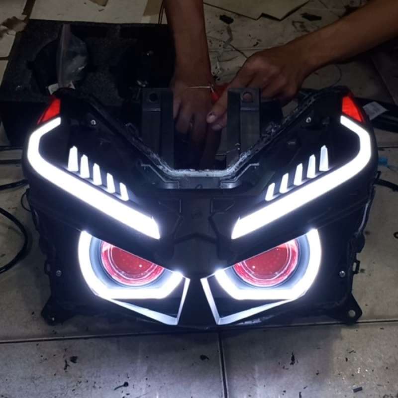 Promo Headlamp Vario 125/150 New, 1 Paket Fullset Projie Biled 2,5
